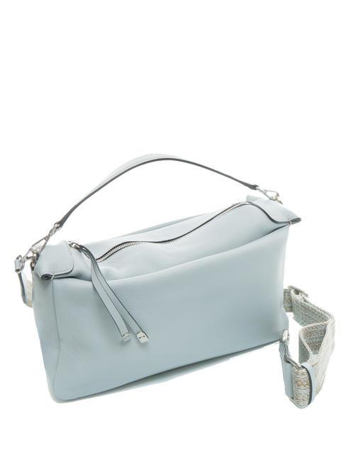 SONIA Bolso de piel con bandolera brisa - Bolsos Mujer