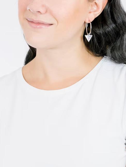 HULA HOOPS Pendientes de acero SILVER - Pendientes