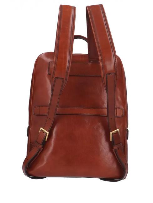 STORY Mochila para PC de 13", en cuero BROWN - Mochilas para port&aacute;til