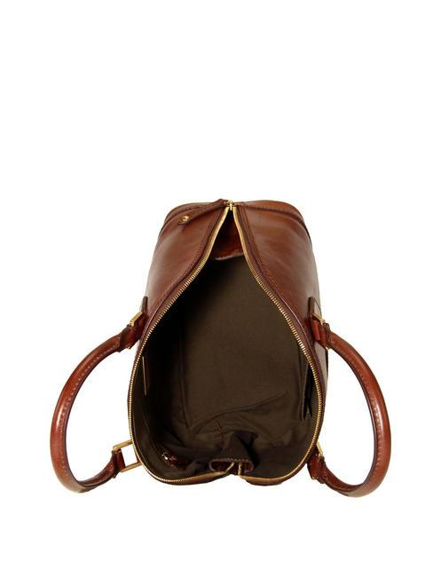 STORY  Bugatti a mano, con bandolera, en piel. BROWN - Bolsos Mujer