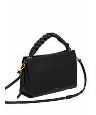 COCCINELLE BOHEME GRANA DOUBLE Bolso de mano, con bandolera, en piel negro/cuero - Bolsos Mujer - 2
