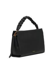 COCCINELLE BOHEME GRANA DOUBLE Bolso de mano, con bandolera, en piel negro/cuero - Bolsos Mujer - 3