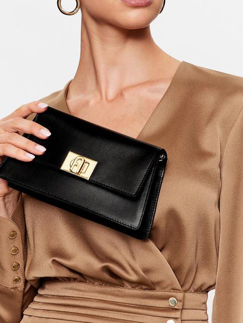 ZOE Bolso cuadro con cadena negro - Bolsos Mujer