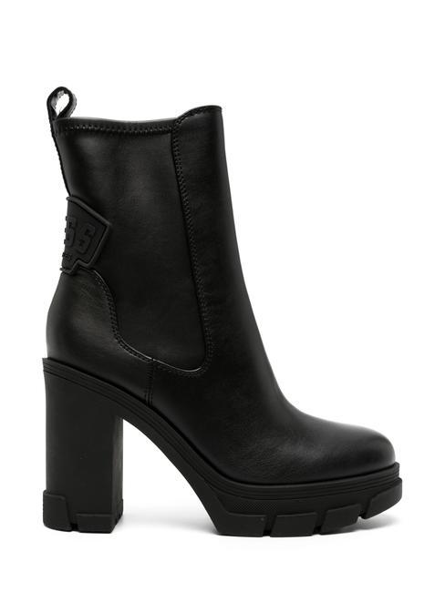 XENO Botines altos con plataforma NEGRO - Zapatos Mujer
