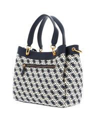 GUESS SHEMARA Bolso jacquard con bandolera logotipo de la marina - Bolsos Mujer - 3