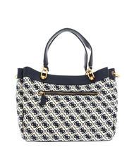 GUESS SHEMARA Bolso jacquard con bandolera logotipo de la marina - Bolsos Mujer - 4