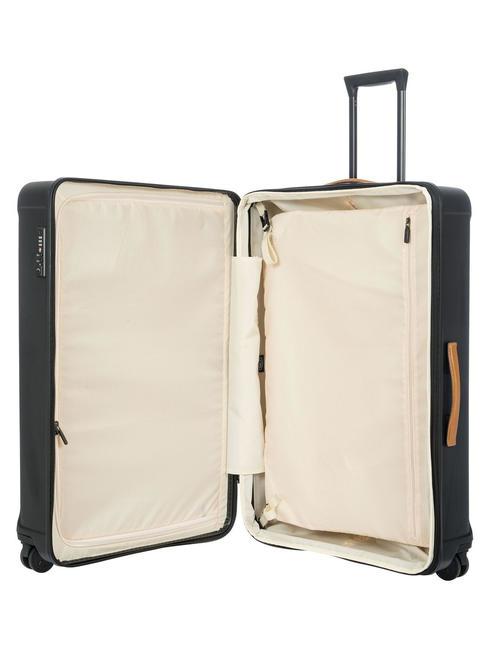 CAPRI Carro extra grande con puerto USB negro - Trolley Rígidos