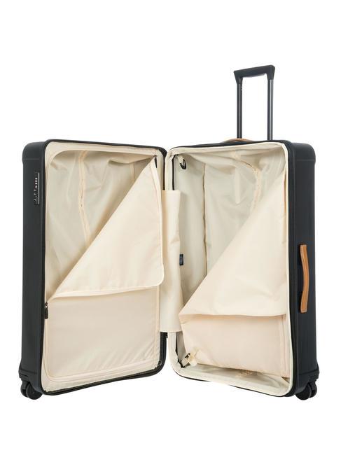 CAPRI Carro extra grande con puerto USB negro - Trolley Rígidos