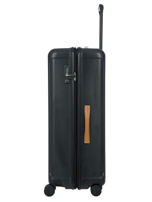 CAPRI Carro extra grande con puerto USB negro - Trolley Rígidos