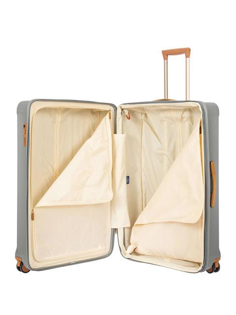 CAPRI Carro extra grande con puerto USB SILVER - Trolley Rígidos