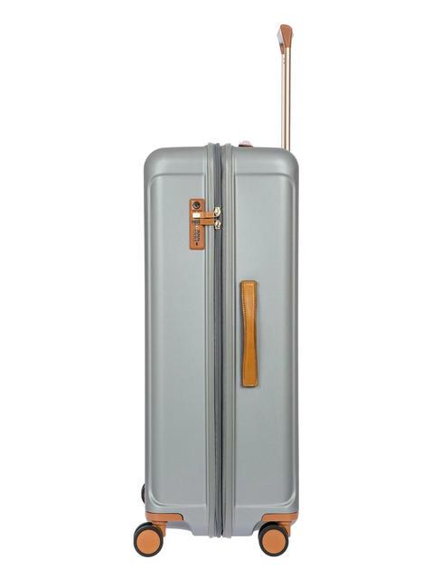 CAPRI Carro extra grande con puerto USB SILVER - Trolley Rígidos