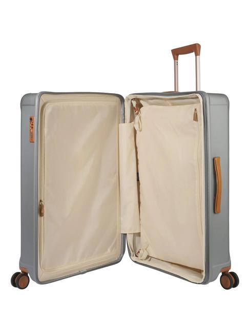 CAPRI Carro grande con puerto USB SILVER - Trolley Rígidos