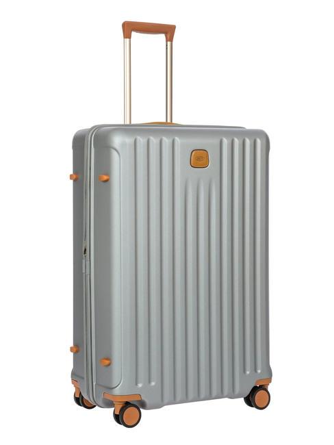 CAPRI Carro grande con puerto USB SILVER - Trolley Rígidos