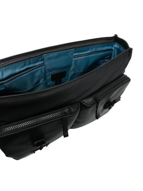HARPER Maletín para portátil de 15,6", en piel negro - Maletines de Trabajo