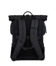 PIQUADRO CORNER 2.0 SPECIALE  Mochila para portátil de 15,6", en piel, con funda para lluvia negro - Mochilas para portátil - 3
