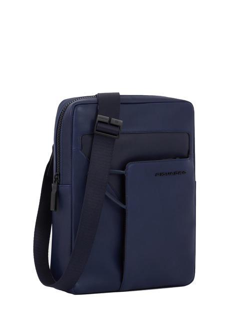 AYE Bolso de cuero para iPad azul - Bandoleras Hombre