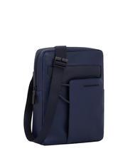 PIQUADRO AYE Bolso de cuero para iPad azul - Bandoleras Hombre - 2