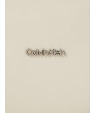 CALVIN KLEIN ELEVATED SOFT Bolso bandolera grande crudo oscuro - Bolsos Mujer - 3