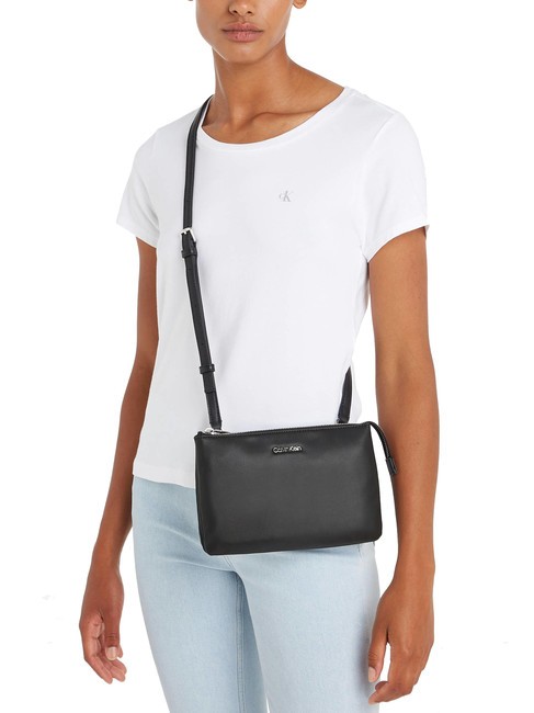 CK MUST EW DOUBLE Minibolso de hombro ckblack - Bolsos Mujer