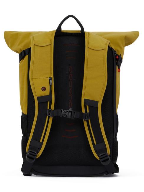 INIA Mochila RollTop para PC de 15,6" amarillo - Mochilas para portátil