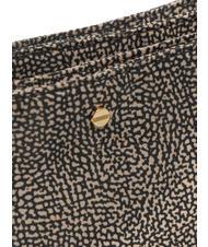 BORBONESE L'ECOLE NYLON Bolso bandolera con tres compartimentos OP / NATURAL / NEGRO - Bolsos Mujer - 3