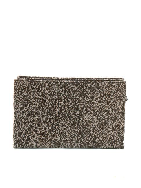 L'ECOLE NYLON Bolso bandolera con tres compartimentos OP / NATURAL / NEGRO - Bolsos Mujer