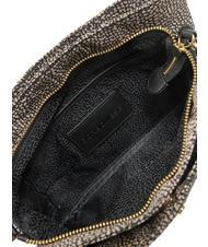 BORBONESE L'ECOLE NYLON Bolso bandolera con tres compartimentos OP / NATURAL / NEGRO - Bolsos Mujer - 5