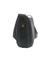 BORBONESE HOBO LUNA MINI ECO LINE Bolsa de hombro negro oscuro - Bolsos Mujer - 4