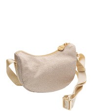 BORBONESE HOBO LUNA MINI ECO LINE Bolsa de hombro arena - Bolsos Mujer - 2