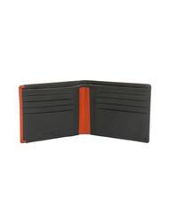 SPALDING STRIPE billetera de cuero 8cc marrón/naranja - Carteras Hombre - 2