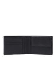 PIQUADRO FINN Cartera de piel, con monedero. - Carteras Hombre