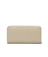 CALVIN KLEIN CK MUST Cartera con cremallera alrededor beige piedra - Carteras Mujer - 3
