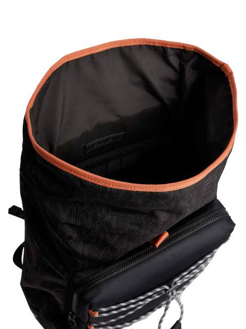 CK MUST T HIKE MONO Mochila enrollable para portátil de 13" mono negro de temporada - Mochilas para portátil