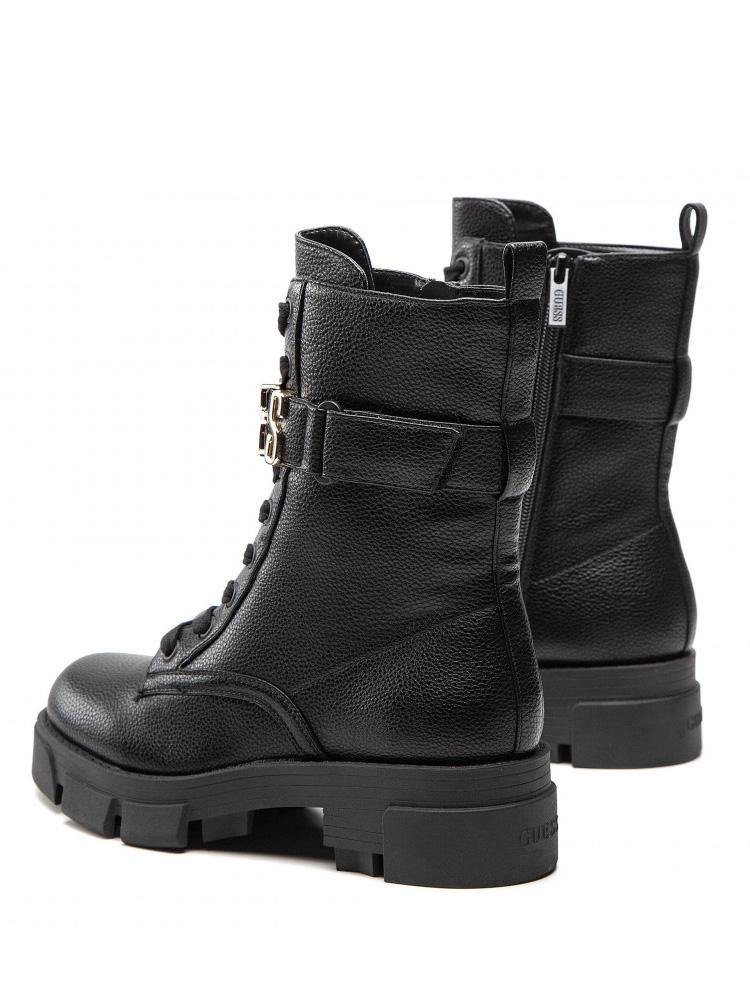 Guess Madox Botines De Mujer Negro - ¡Compra A Precios De Outlet!