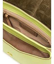 GIANNI CHIARINI HELENA ROUND Bolso de piel con solapa luz soleada - Bolsos Mujer - 5