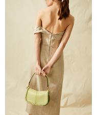 GIANNI CHIARINI HELENA ROUND Bolso de piel con solapa luz soleada - Bolsos Mujer - 6