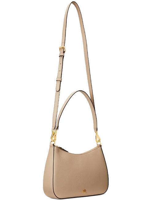 DANNI Bolso bandolera, con bandolera, en piel beige claro29 - Bolsos Mujer