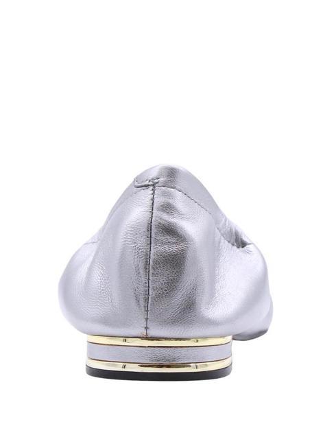 MICKLE Bailarinas de piel estaño - Zapatos Mujer