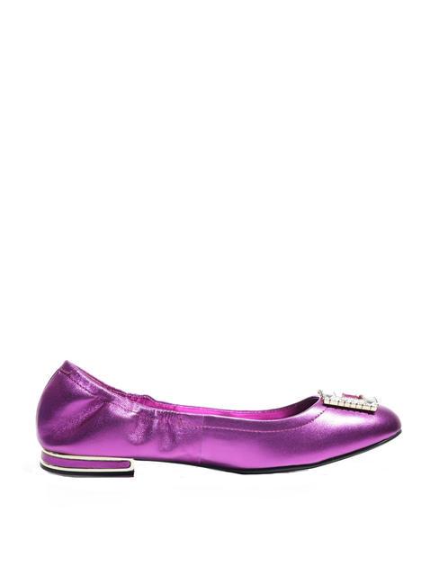 MICKLE Bailarinas de piel fucsia - Zapatos Mujer