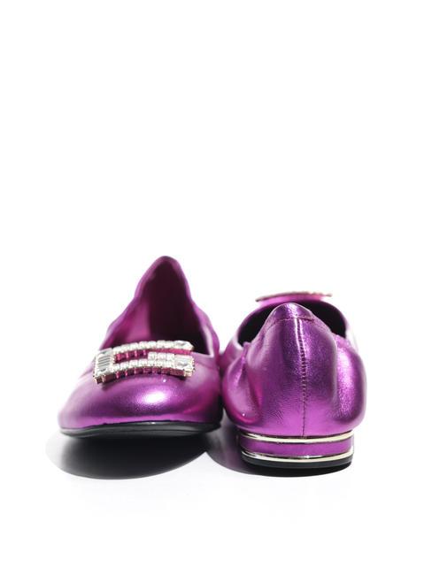 MICKLE Bailarinas de piel fucsia - Zapatos Mujer