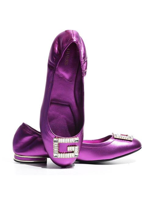 MICKLE Bailarinas de piel fucsia - Zapatos Mujer