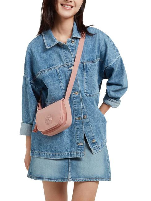 LOREEN MINI Mini bolso con solapa para el hombro rosas tiernas - Bolsos Mujer