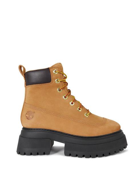 SKY 6 INCH Botines altos de piel trigo - Zapatos Mujer