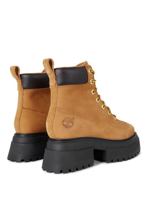 SKY 6 INCH Botines altos de piel trigo - Zapatos Mujer