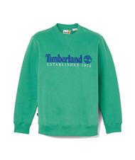 TIMBERLAND ESTABILISHED 1973 Sudadera con cuello redondo verde celta wb - Sudaderas - 4