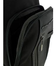 PIQUADRO BRIEF 2 Mochila de un hombro negro - Mochilas para portátil - 4