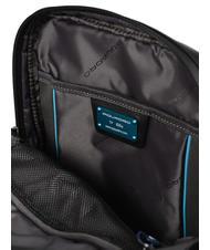 PIQUADRO URBAN Bolso de cuero negro - Bandoleras Hombre - 4