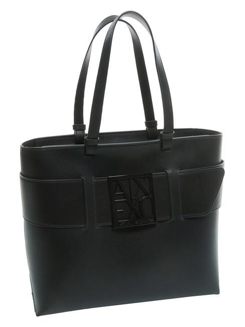 A|X BUCKLE Bolso shopper de hombro negro - Bolsos Mujer