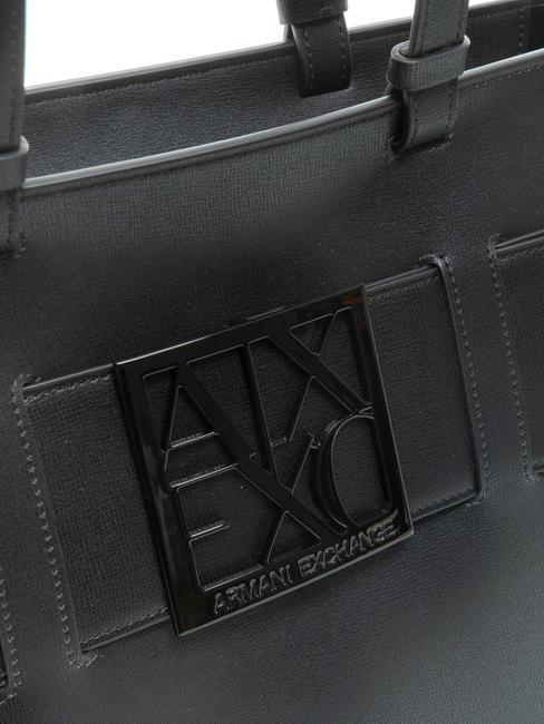 A|X BUCKLE Bolso shopper de hombro negro - Bolsos Mujer