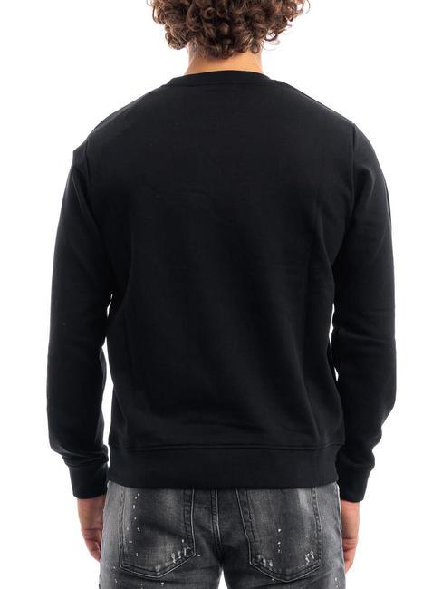 MENDIL Sudadera con cuello redondo negro2 - Sudaderas